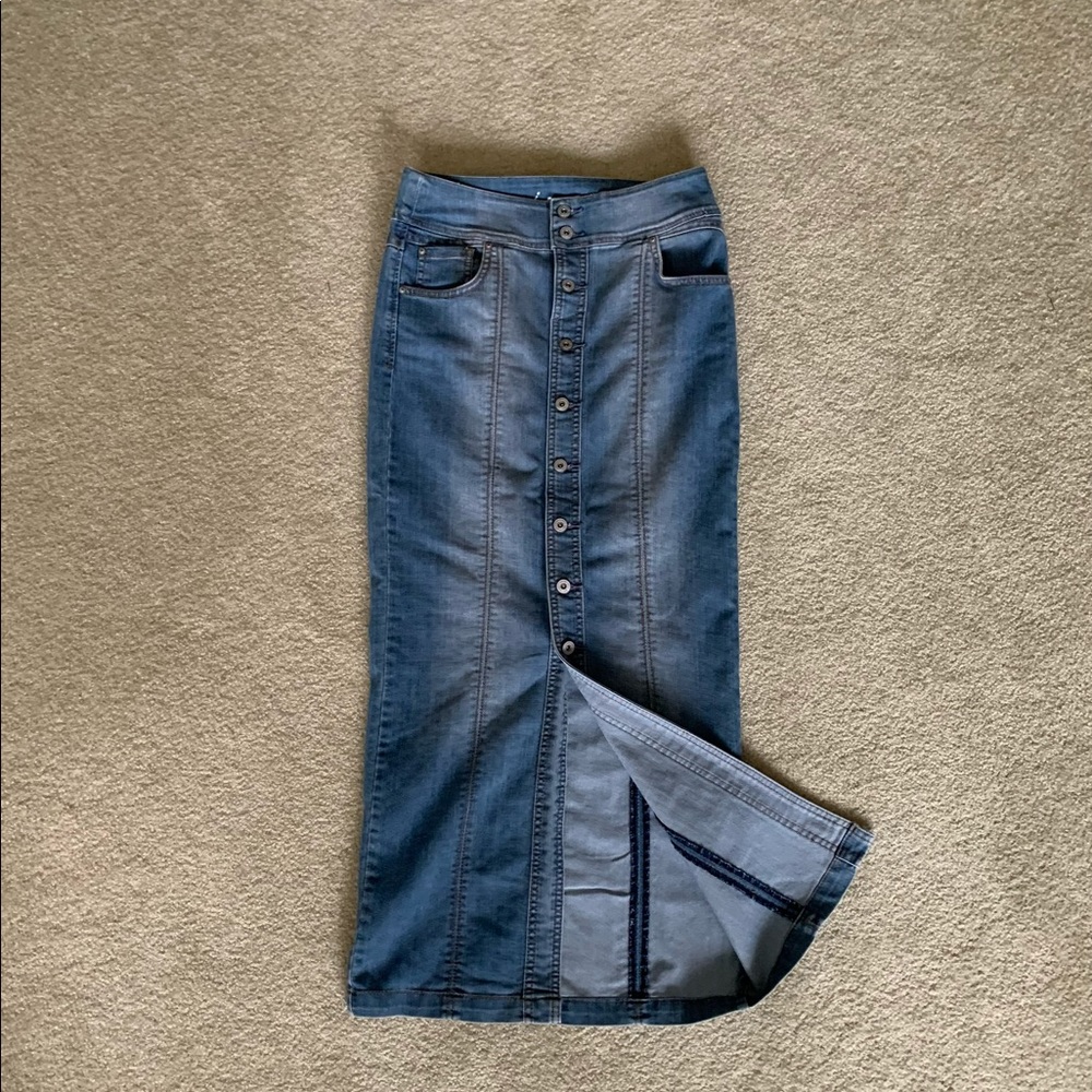 Maxi Denim Skirt